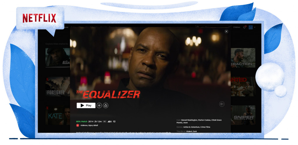 The Equalizer films streaming op Netflix in het Verenigd Koninkrijk